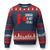 Canada Is Not For Sale Ugly Christmas Sweater Maple Leaf Candadian Flag Distressed TS02 Navy Red Print Your Wear