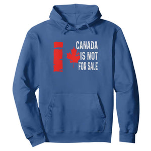 Canada Is Not For Sale Hoodie Maple Leaf Candadian Flag Distressed TS02 Royal Blue Print Your Wear