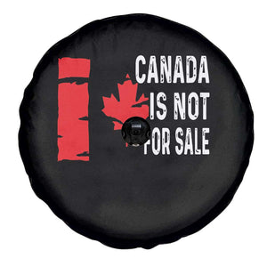 Canada Is Not For Sale Spare Tire Cover Maple Leaf Candadian Flag Distressed TS02 Print Your Wear