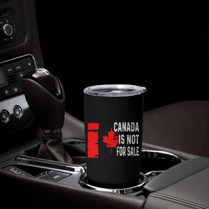Canada Is Not For Sale Tumbler Cup Maple Leaf Candadian Flag Distressed TS02 Print Your Wear