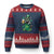 Funny St.Patrick's Day Raccoon Ugly Christmas Sweater Patrick Drinking Irish TS02 Navy Red Print Your Wear