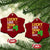 Lucky Like Trump in 2025 Ceramic Ornament Funny St Patrick's Day Shamrock TS02 Print Your Wear