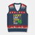 Lucky Like Trump in 2025 V-Neck Knit Sweater Vest Funny St Patrick's Day Shamrock TS02 Navy Red Print Your Wear