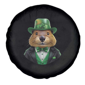 Funny Groundhog Leprechaun Spare Tire Cover Woodchuck Happy St Patrick's Day TS02 Print Your Wear