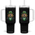 Funny Groundhog Leprechaun Tumbler With Handle Woodchuck Happy St Patrick's Day TS02 One Size: 40 oz Black Print Your Wear