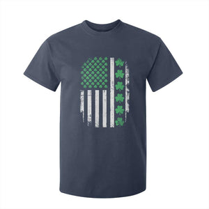 American Shamrock Flag T Shirt For Kid Lucky St Patricks Day TS02 Navy Print Your Wear