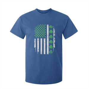 American Shamrock Flag T Shirt For Kid Lucky St Patricks Day TS02 Royal Blue Print Your Wear