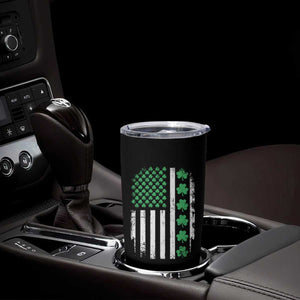 American Shamrock Flag Tumbler Cup Lucky St Patricks Day TS02 Print Your Wear
