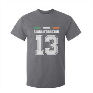 Funny Clara O'cocktail 13 T Shirt For Kid Irish Name Ireland Party St. Patricks Day Drinking Pub TS02 Charcoal Print Your Wear