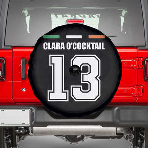Funny Clara O'cocktail 13 Spare Tire Cover Irish Name Ireland Party St. Patricks Day Drinking Pub TS02 Black Print Your Wear