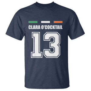 Funny Clara O'cocktail 13 T Shirt Irish Name Ireland Party St. Patricks Day Drinking Pub TS02 Navy Print Your Wear