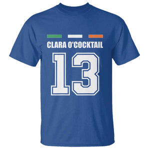 Funny Clara O'cocktail 13 T Shirt Irish Name Ireland Party St. Patricks Day Drinking Pub TS02 Royal Blue Print Your Wear