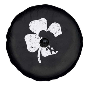 St Patricks Day Dinosaur Rex Spare Tire Cover Dino in Lucky Shamrock TS02 Print Your Wear