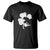 St Patricks Day Dinosaur Rex T Shirt Dino in Lucky Shamrock TS02 Black Print Your Wear