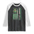 Funny St Patrick's Day Trump 2025 Raglan Shirt Beer Drinking Day American Flag Vintage TS02 Black White Print Your Wear
