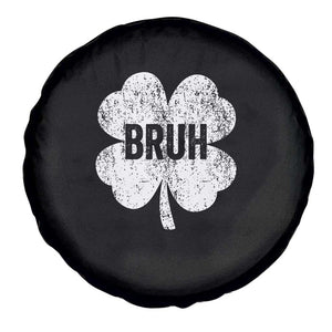 Funny St Patricks Day Bruh Spare Tire Cover Lucky Shamrock Vintage TS02 Print Your Wear