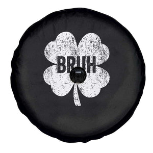 Funny St Patricks Day Bruh Spare Tire Cover Lucky Shamrock Vintage TS02 Print Your Wear
