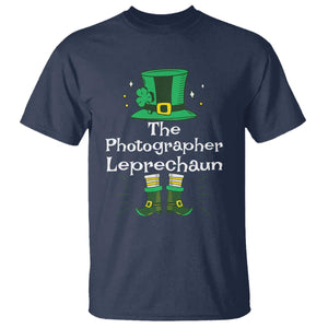 The Photographer Leprechaun Matching Group T Shirt Festive St Patricks Day Squad Photographers TS02 Navy Print Your Wear