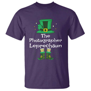 The Photographer Leprechaun Matching Group T Shirt Festive St Patricks Day Squad Photographers TS02 Purple Print Your Wear