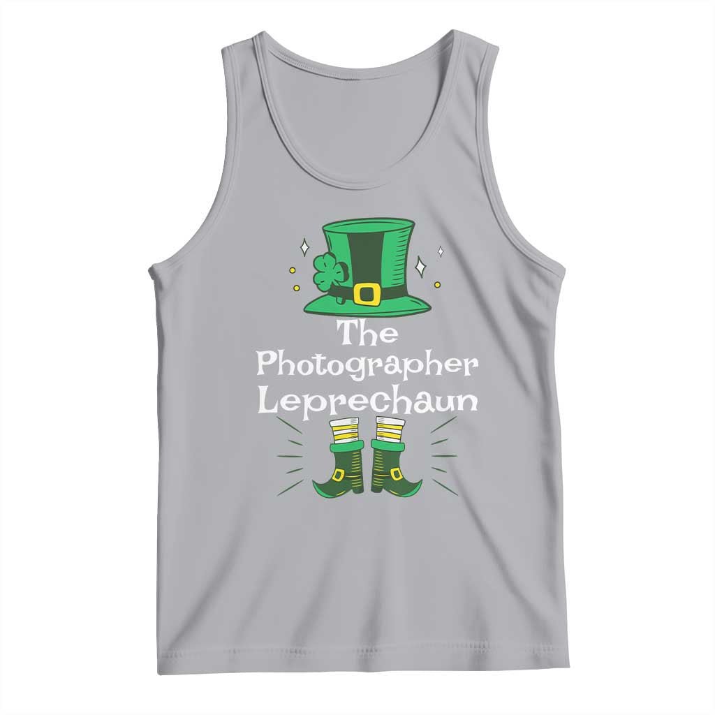The Photographer Leprechaun Matching Group Tank Top Festive St Patricks Day Squad Photographers TS02 Athletic Heather Print Your Wear