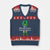 The Hairdresser Leprechaun Matching Group V-Neck Knit Sweater Vest Festive St Patricks Day Squad Hairdressers TS02 Navy Red Print Your Wear