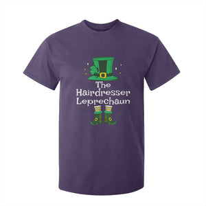 The Hairdresser Leprechaun Matching Group T Shirt For Kid Festive St Patricks Day Squad Hairdressers TS02 Purple Print Your Wear