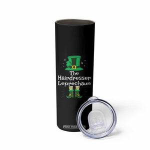 The Hairdresser Leprechaun Matching Group Skinny Tumbler Festive St Patricks Day Squad Hairdressers TS02 Print Your Wear