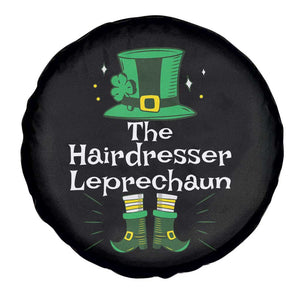 The Hairdresser Leprechaun Matching Group Spare Tire Cover Festive St Patricks Day Squad Hairdressers TS02 Print Your Wear