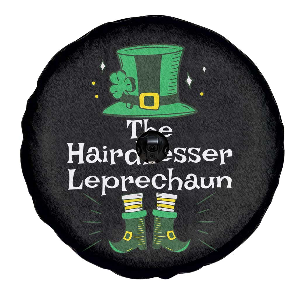 The Hairdresser Leprechaun Matching Group Spare Tire Cover Festive St Patricks Day Squad Hairdressers TS02 Print Your Wear