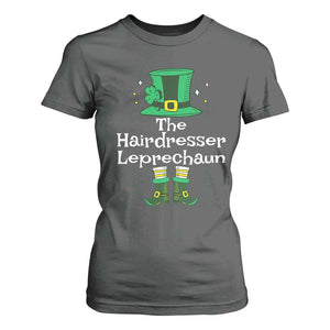 The Hairdresser Leprechaun Matching Group T Shirt For Women Festive St Patricks Day Squad Hairdressers TS02 Dark Heather Print Your Wear