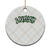 St Patricks Day Lucky Shamrock Ceramic Ornament Vintage Minimalist TS02 1pc Christmas Plaid Print Your Wear