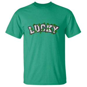 St Patricks Day Lucky Shamrock T Shirt Vintage Minimalist TS02 Irish Green Print Your Wear