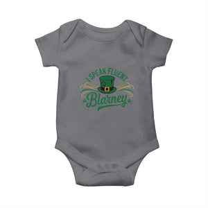 I Speak The Blarney Baby Onesie Funny Irish St. Patricks Day TS02 Charcoal Print Your Wear