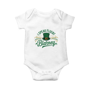 I Speak The Blarney Baby Onesie Funny Irish St. Patricks Day TS02 White Print Your Wear
