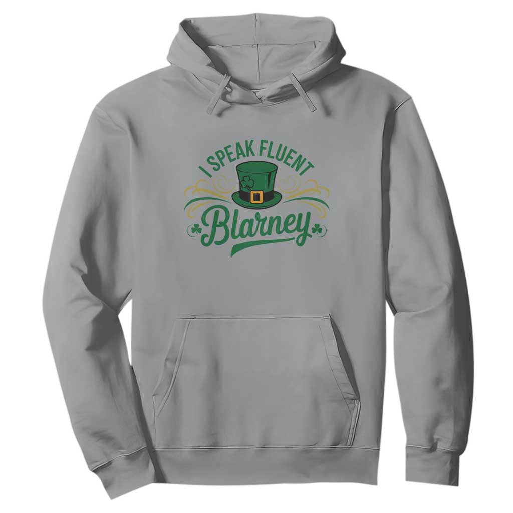 I Speak The Blarney Hoodie Funny Irish St. Patricks Day TS02 Sport Gray Print Your Wear