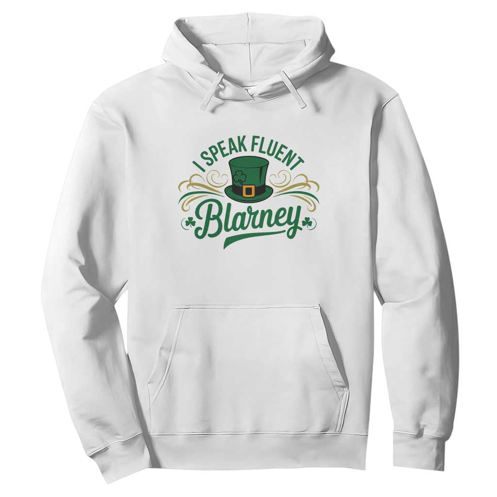I Speak The Blarney Hoodie Funny Irish St. Patricks Day TS02 White Print Your Wear