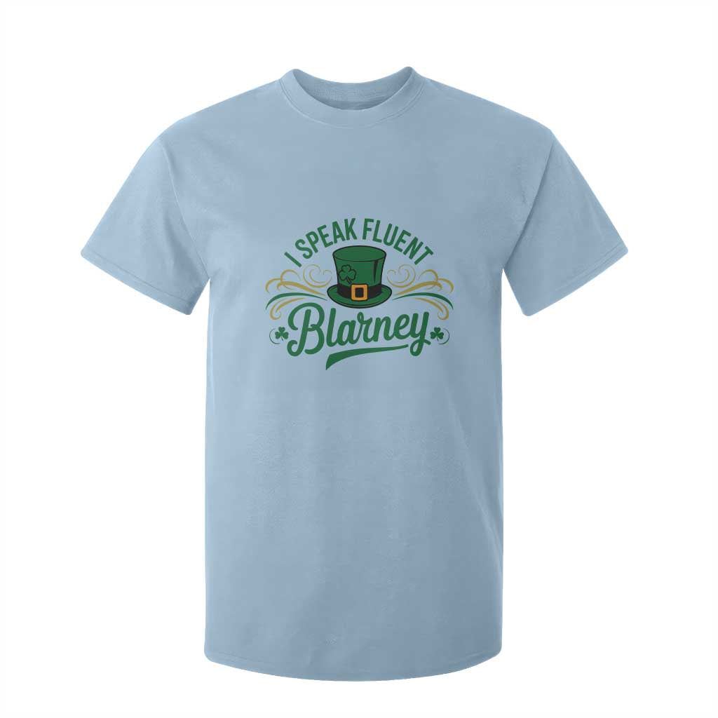 I Speak The Blarney T Shirt For Kid Funny Irish St. Patricks Day TS02 Light Blue Print Your Wear
