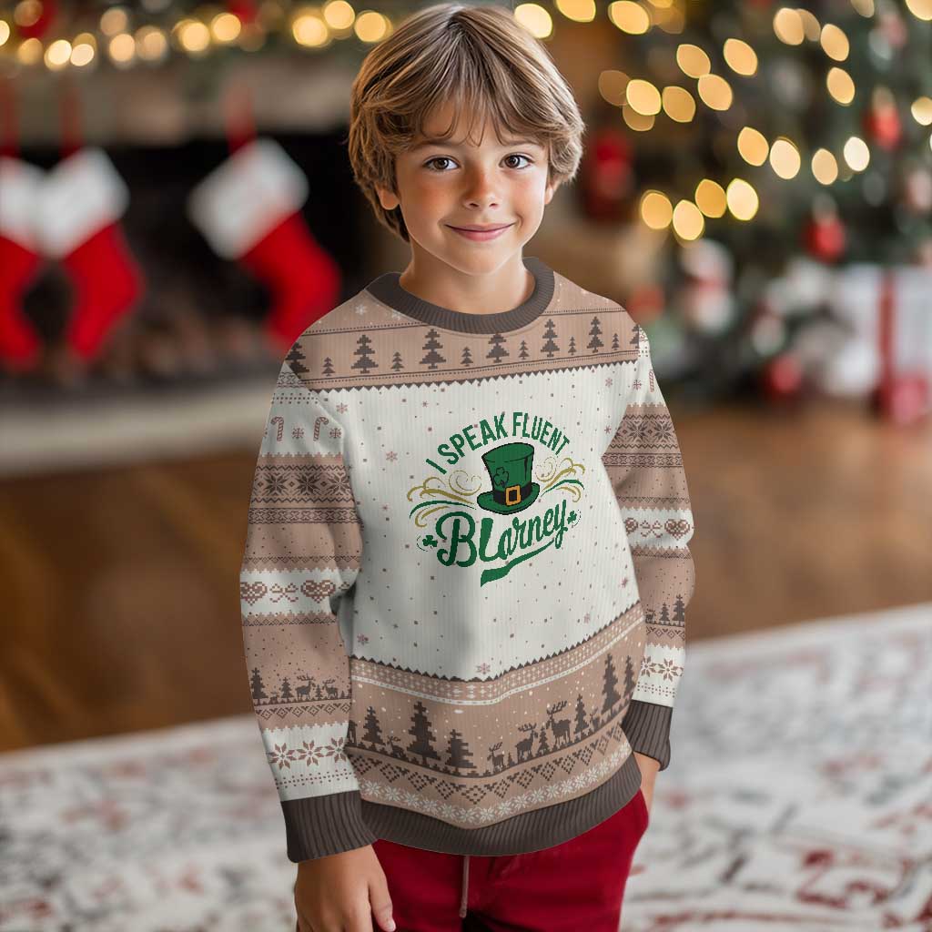 I Speak The Blarney Ugly Christmas Sweater Funny Irish St. Patricks Day TS02 Mocha Mousse Print Your Wear