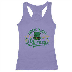 I Speak The Blarney Racerback Tank Top Funny Irish St. Patricks Day TS02 Violet Print Your Wear