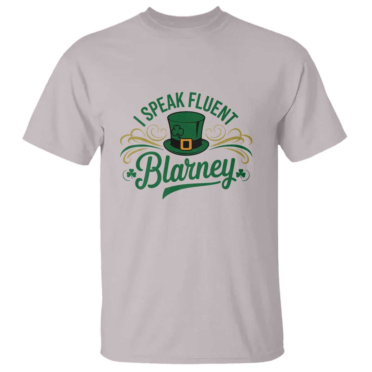 I Speak The Blarney T Shirt Funny Irish St. Patricks Day TS02 Ice Gray Print Your Wear