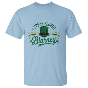 I Speak The Blarney T Shirt Funny Irish St. Patricks Day TS02 Light Blue Print Your Wear