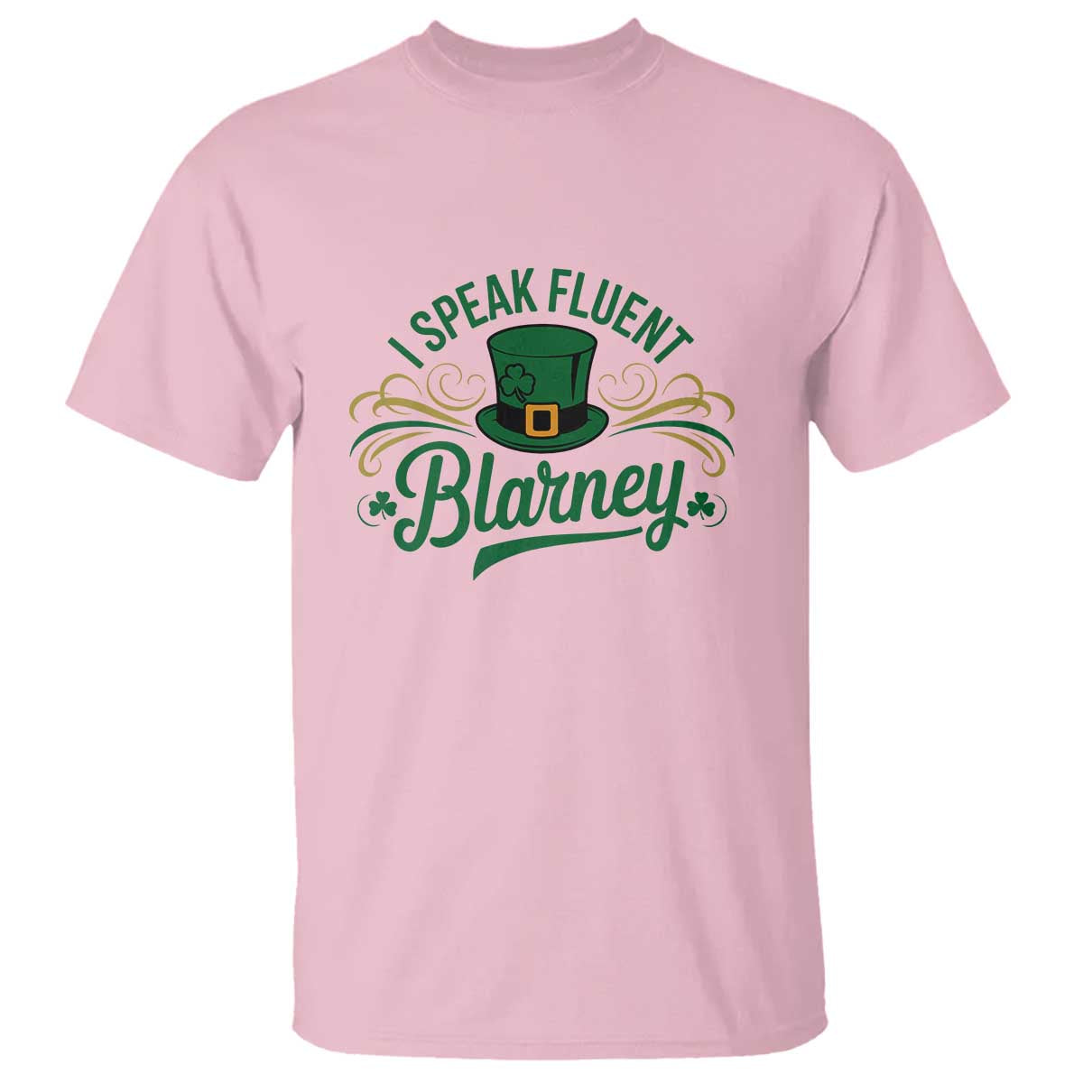 I Speak The Blarney T Shirt Funny Irish St. Patricks Day TS02 Light Pink Print Your Wear