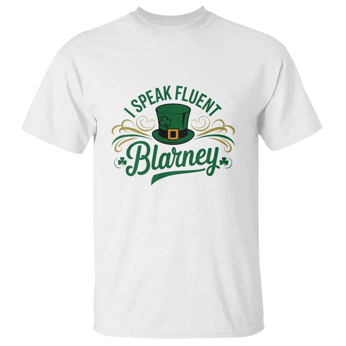 I Speak The Blarney T Shirt Funny Irish St. Patricks Day TS02 White Print Your Wear