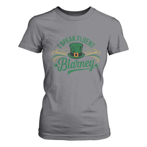 I Speak The Blarney T Shirt For Women Funny Irish St. Patricks Day TS02 Charcoal Print Your Wear