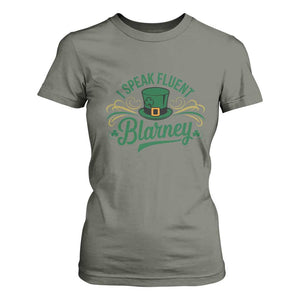 I Speak The Blarney T Shirt For Women Funny Irish St. Patricks Day TS02 Military Green Print Your Wear