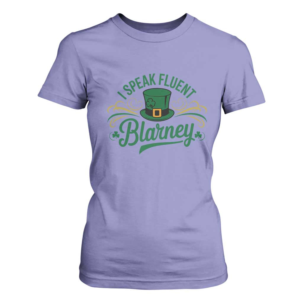 I Speak The Blarney T Shirt For Women Funny Irish St. Patricks Day TS02 Violet Print Your Wear