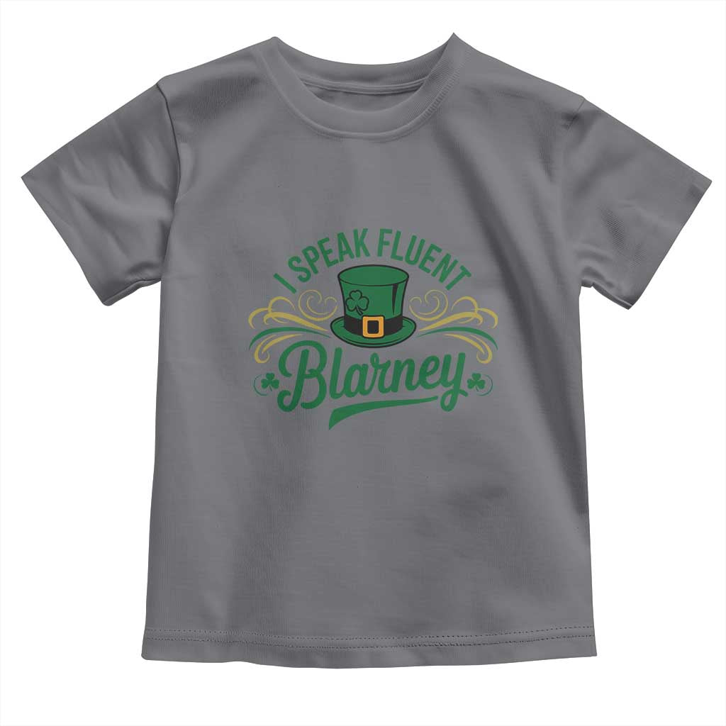 I Speak The Blarney Toddler T Shirt Funny Irish St. Patricks Day TS02 Charcoal Print Your Wear