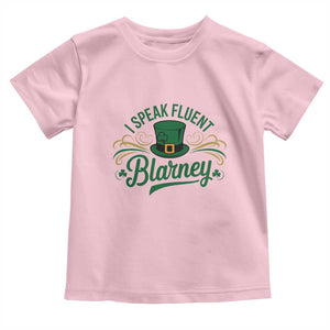 I Speak The Blarney Toddler T Shirt Funny Irish St. Patricks Day TS02 Light Pink Print Your Wear