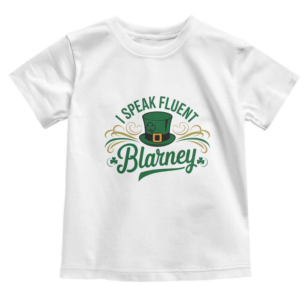I Speak The Blarney Toddler T Shirt Funny Irish St. Patricks Day TS02 White Print Your Wear