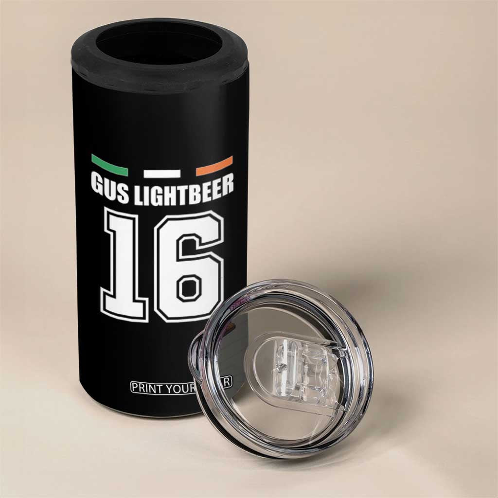 Funny Gus Lightbeer 16 4 in 1 Can Cooler Tumbler Ireland Irish Name St. Patricks Day Drinking Pub TS02 Print Your Wear